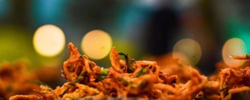 Delicious food served at Pawna Lake campsite